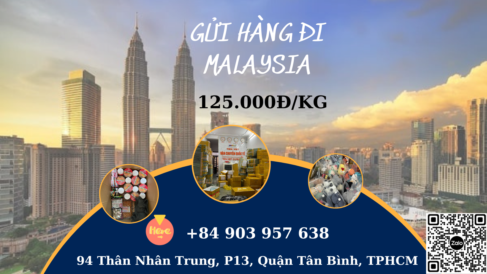 Gửi hàng đi Malaysia